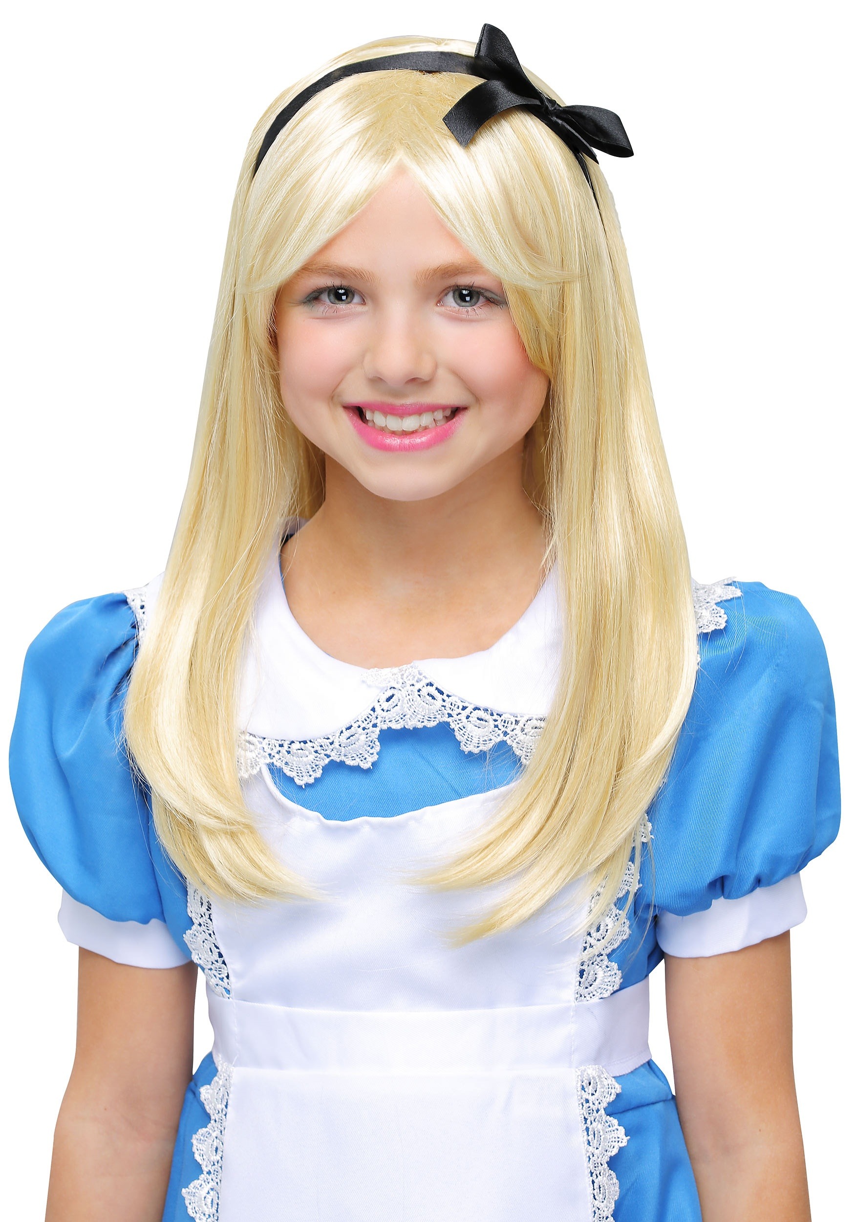 Fun Costumes Deluxe Alice Child Wig 