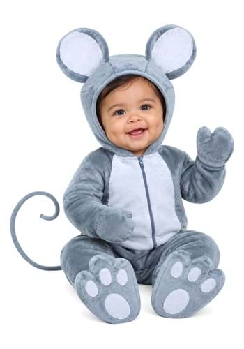 Infant Grey Baby Mouse Costume new