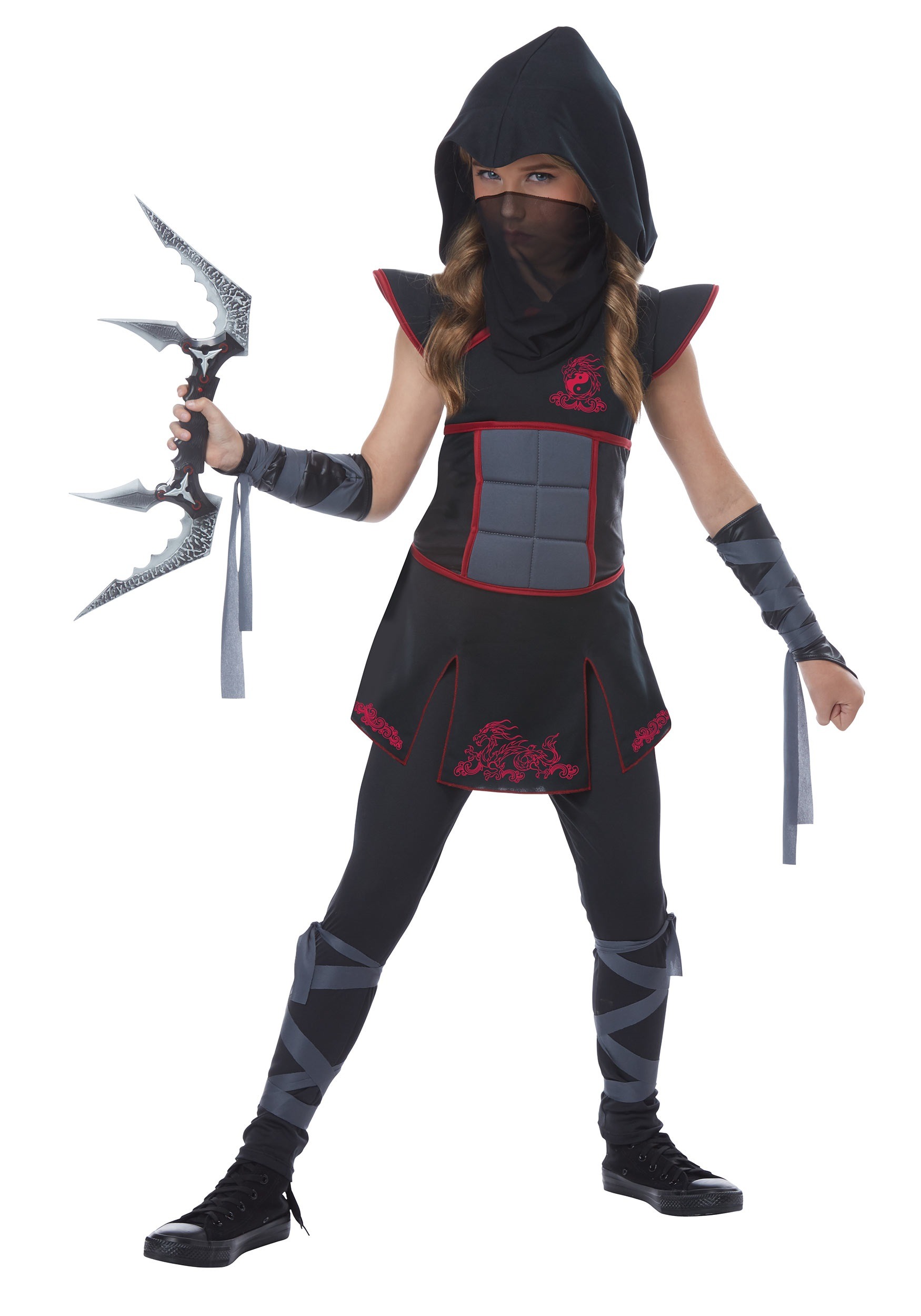 Black Ninja Costume for Girls