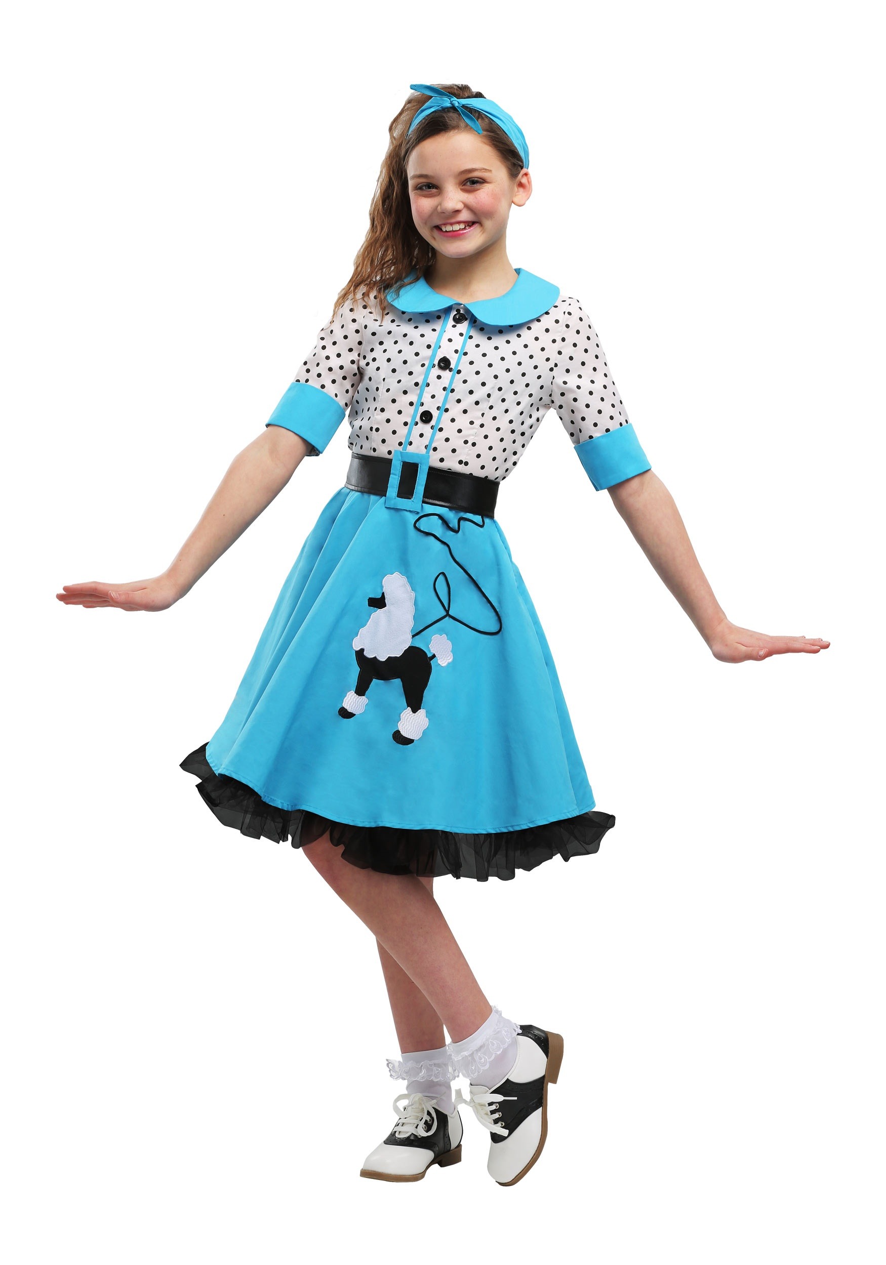 Kids 50s Costumes Poodle Skirts Grease Outfits Halloweencostumes Com