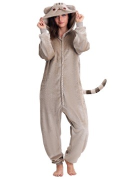 Adult Pusheen Cat Kigurumi Costume-update1