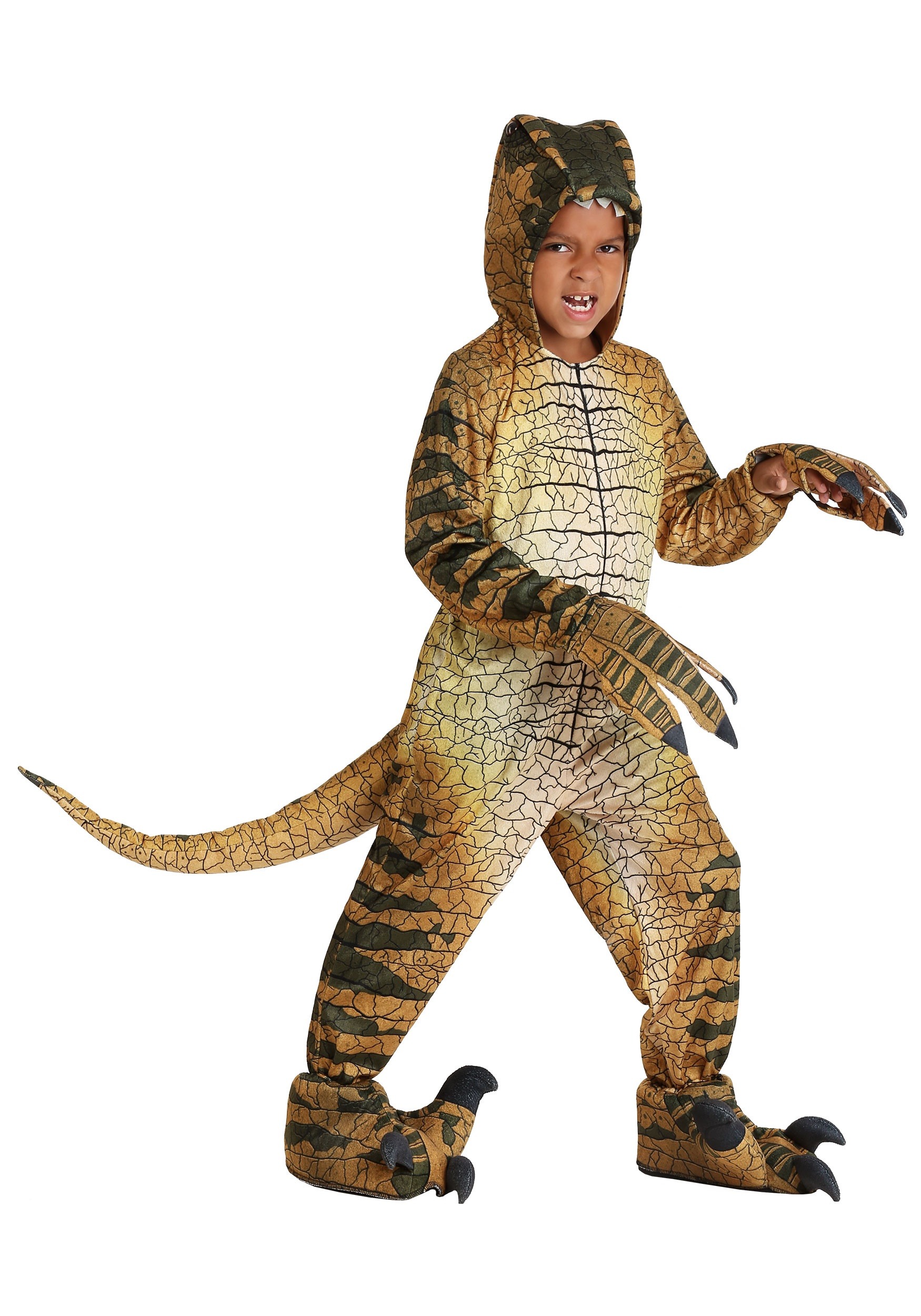 Rascally Raptor Velociraptor T-Rex Dinosaur Jumpsuit Toddler Costume