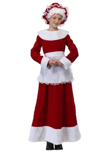 Girls Mrs. Claus Costume