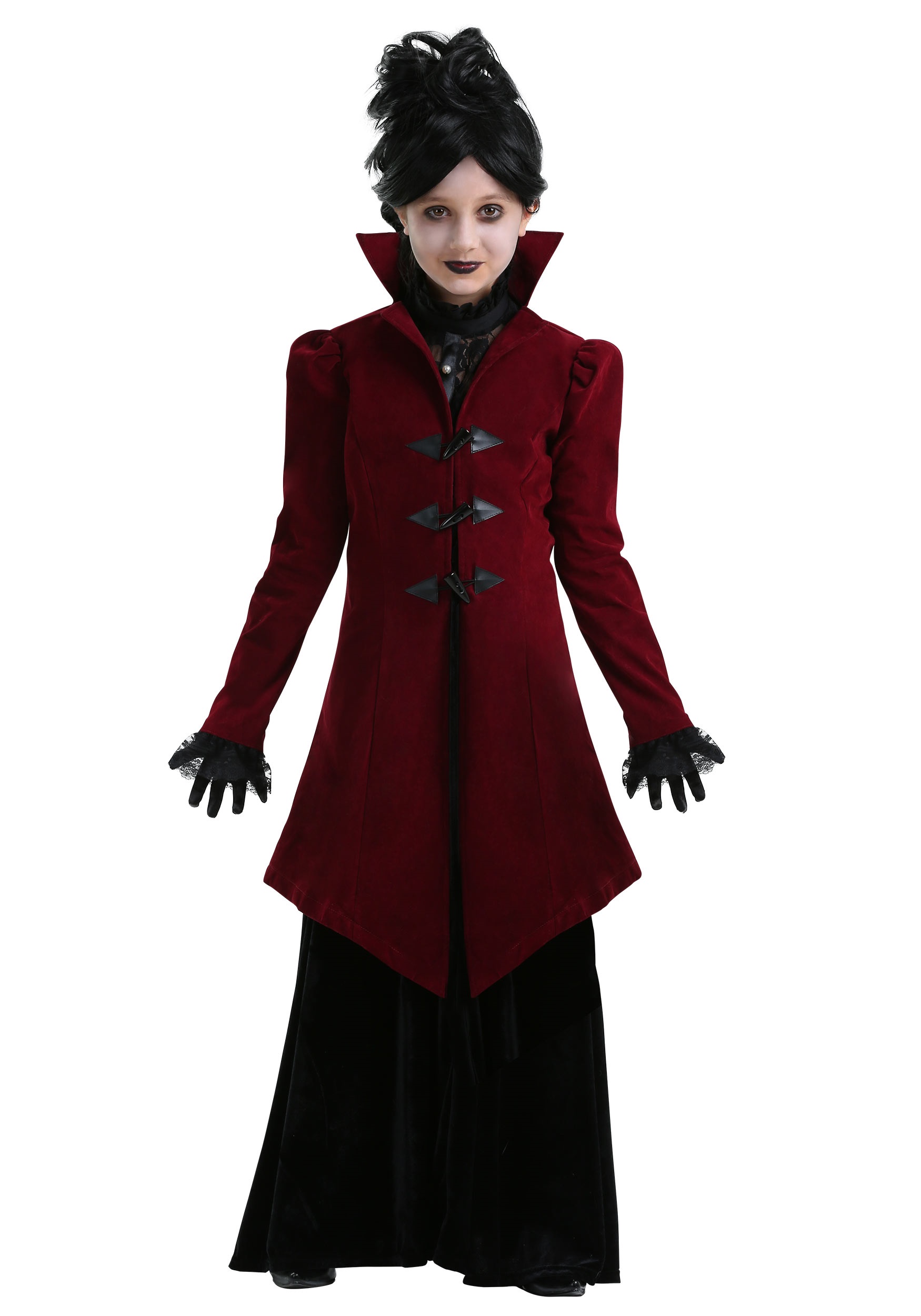 Photos - Fancy Dress FUN Costumes Delightfully Dreadful Vampiress Costume for Girls Black/R