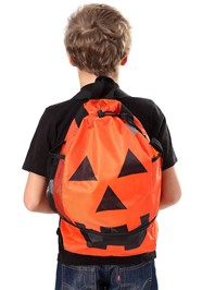 Drawstring Jack O Lantern Treat Bag