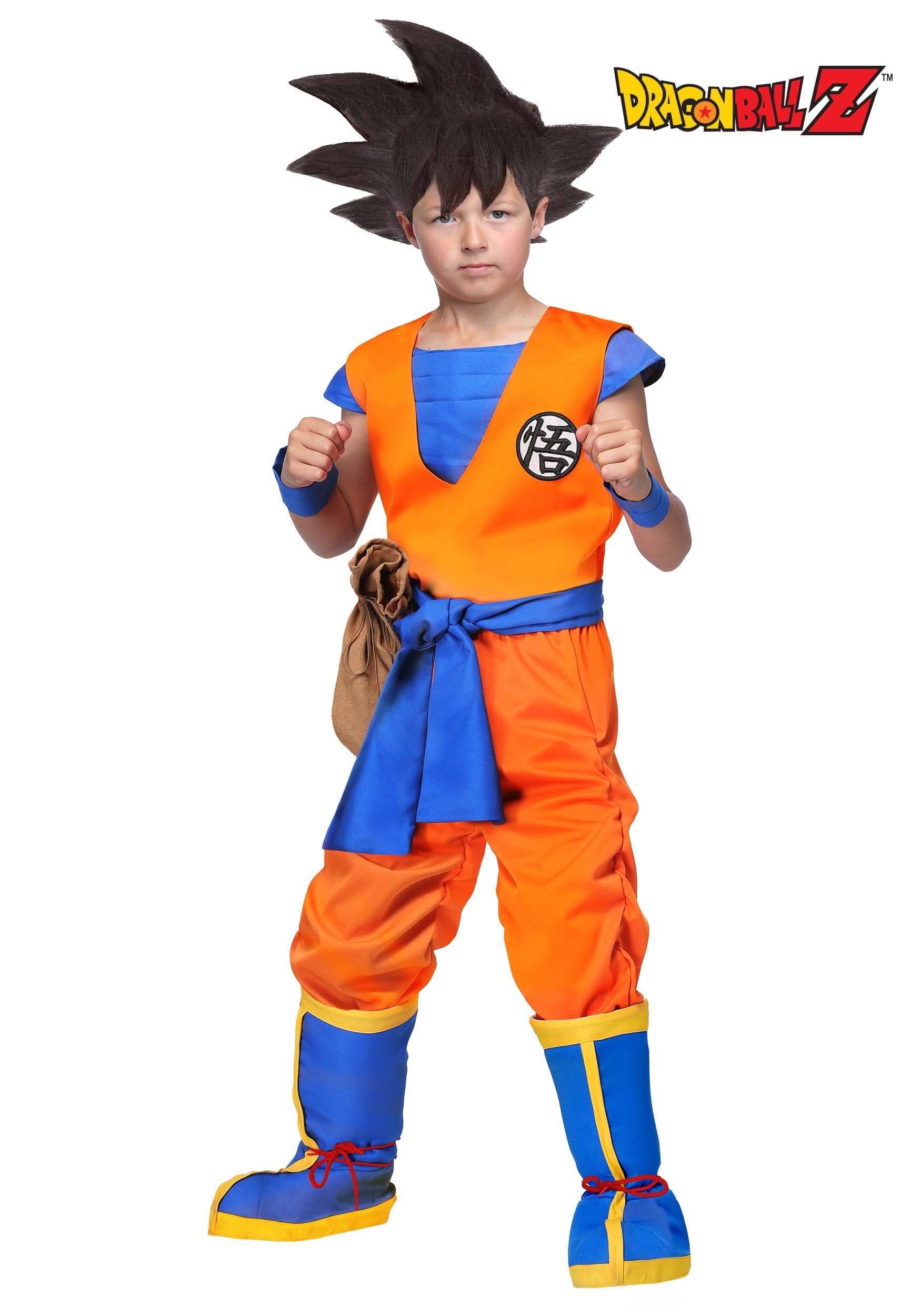 Kids Anime Dragon Ball Z Goku Cosplay Costume Boys Book Week Halloween  Outfits