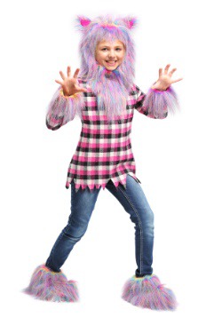 Girl's Fierce Rainbow Werewolf