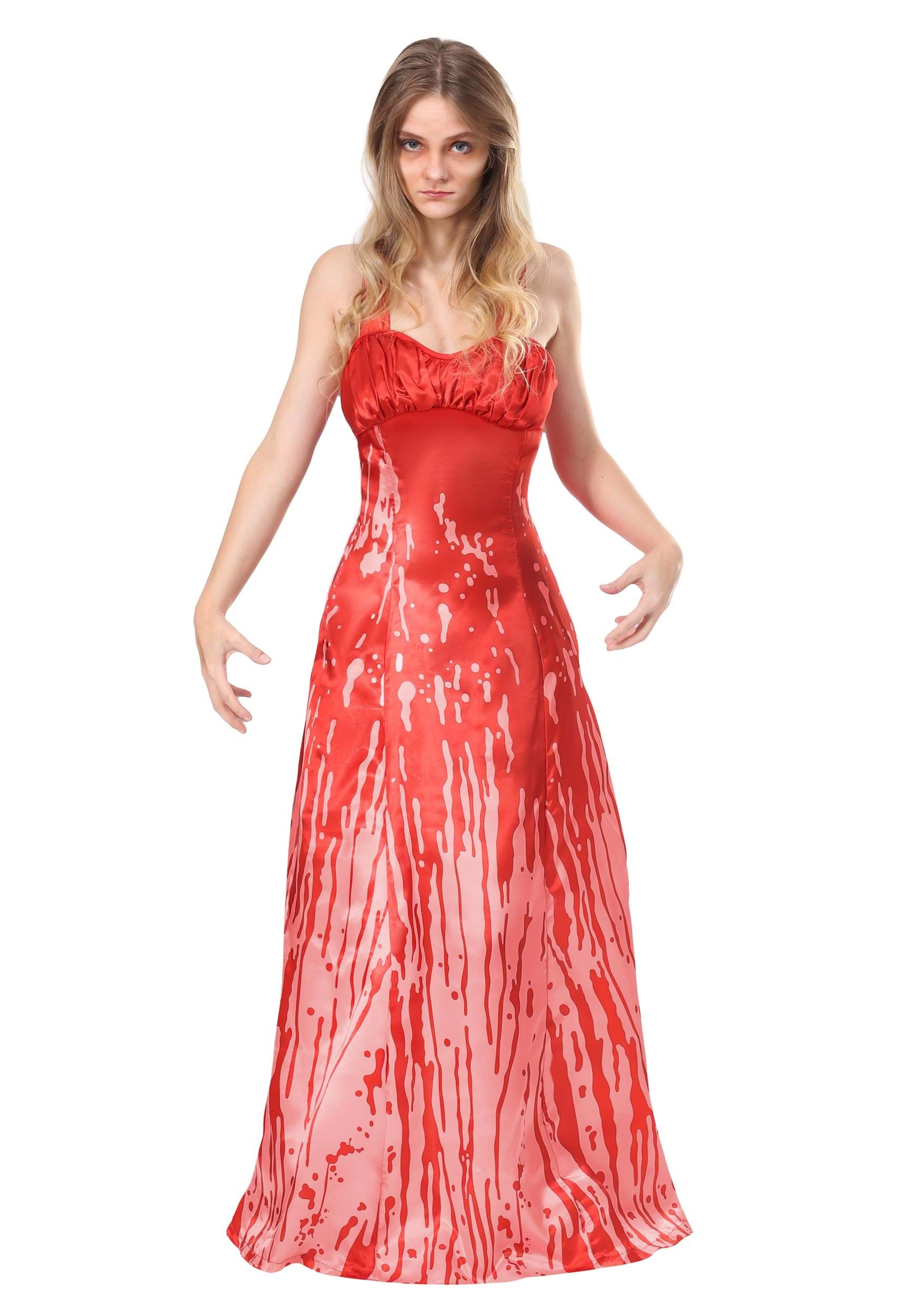 Photos - Fancy Dress FUN Costumes Carrie Costume for Women Orange/White