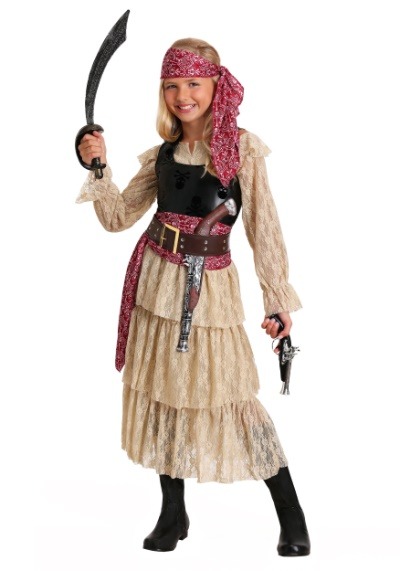 Girl's Pirate Costumes - Kid's, Toddler Pirate Girl Costume