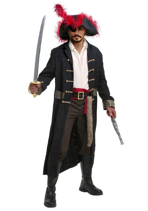 Shipwreck Captain Costume for Men