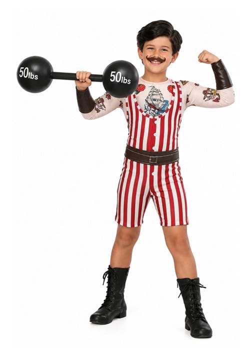 Vintage Strongman Boys Costume upd