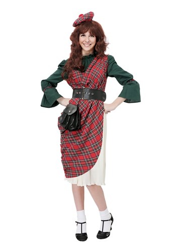 Womens Scottish Lassie Costume cc