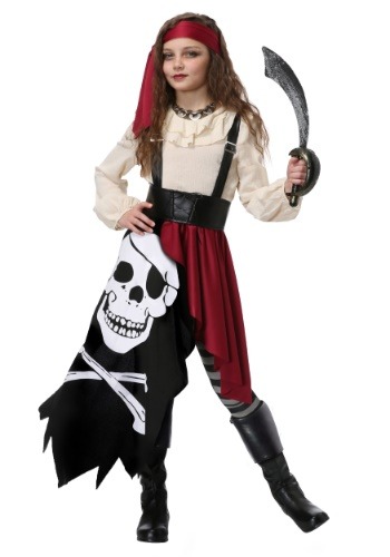 Pirate Flag Fortune Teller Costume for Girls