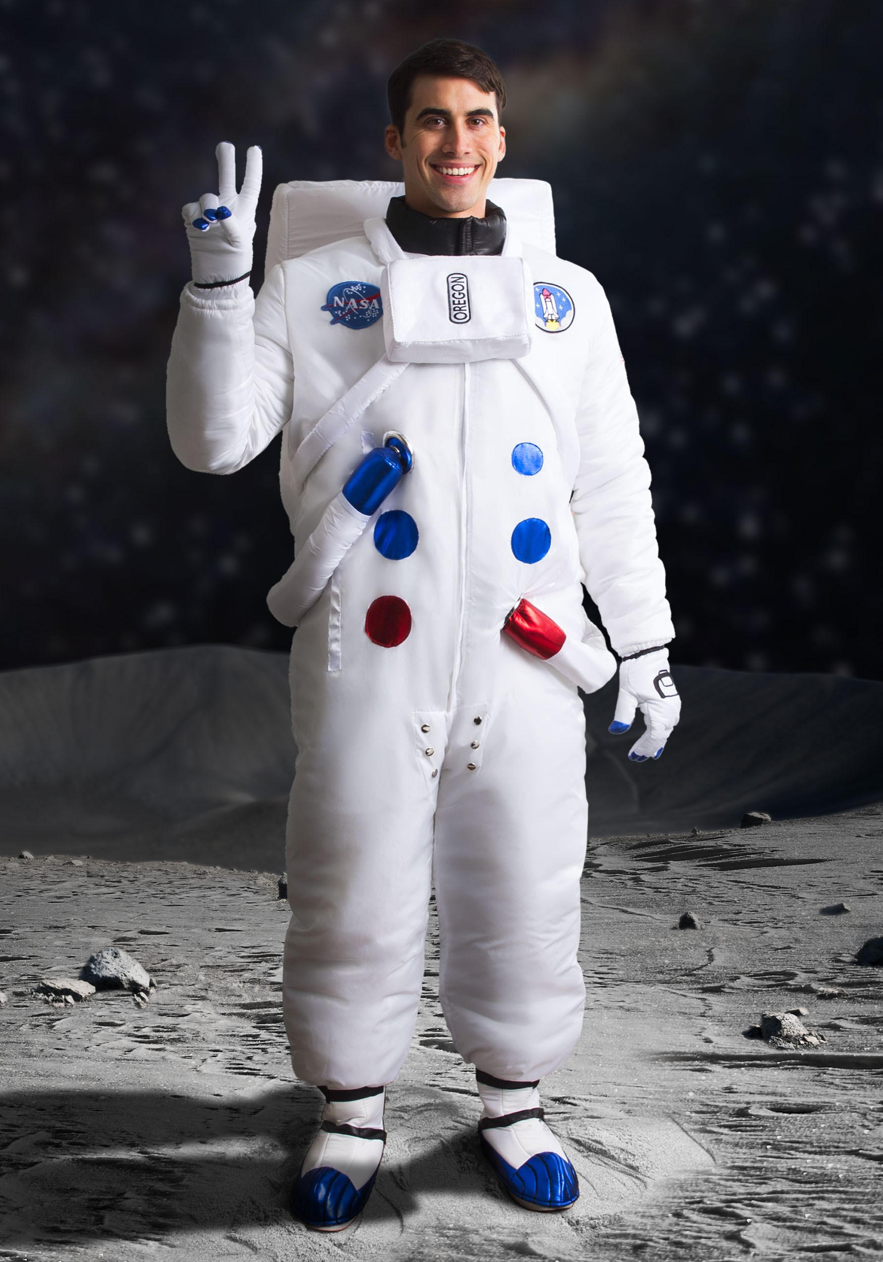 astronaut cut out costume