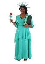 Women's Plus Size Statue of Liberty Costume-1