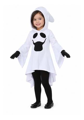Girls Gorgeous Ghost Toddler Costume New Main