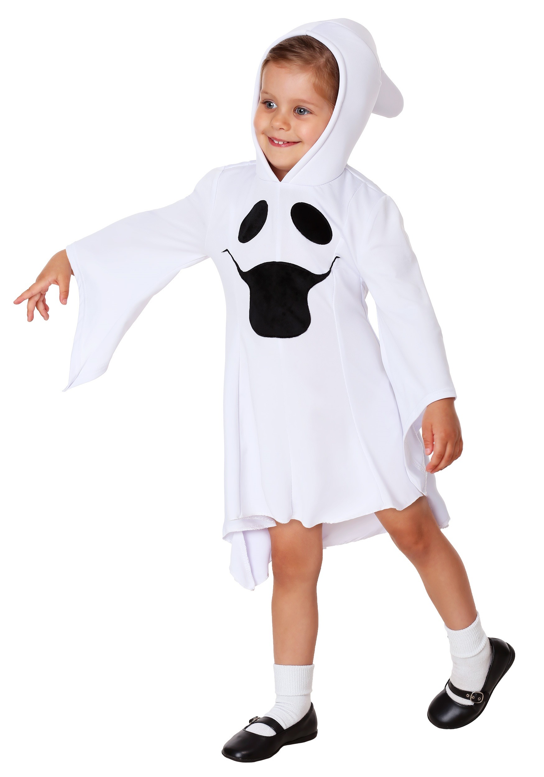 Girls Gorgeous Ghost Costume For Toddlers