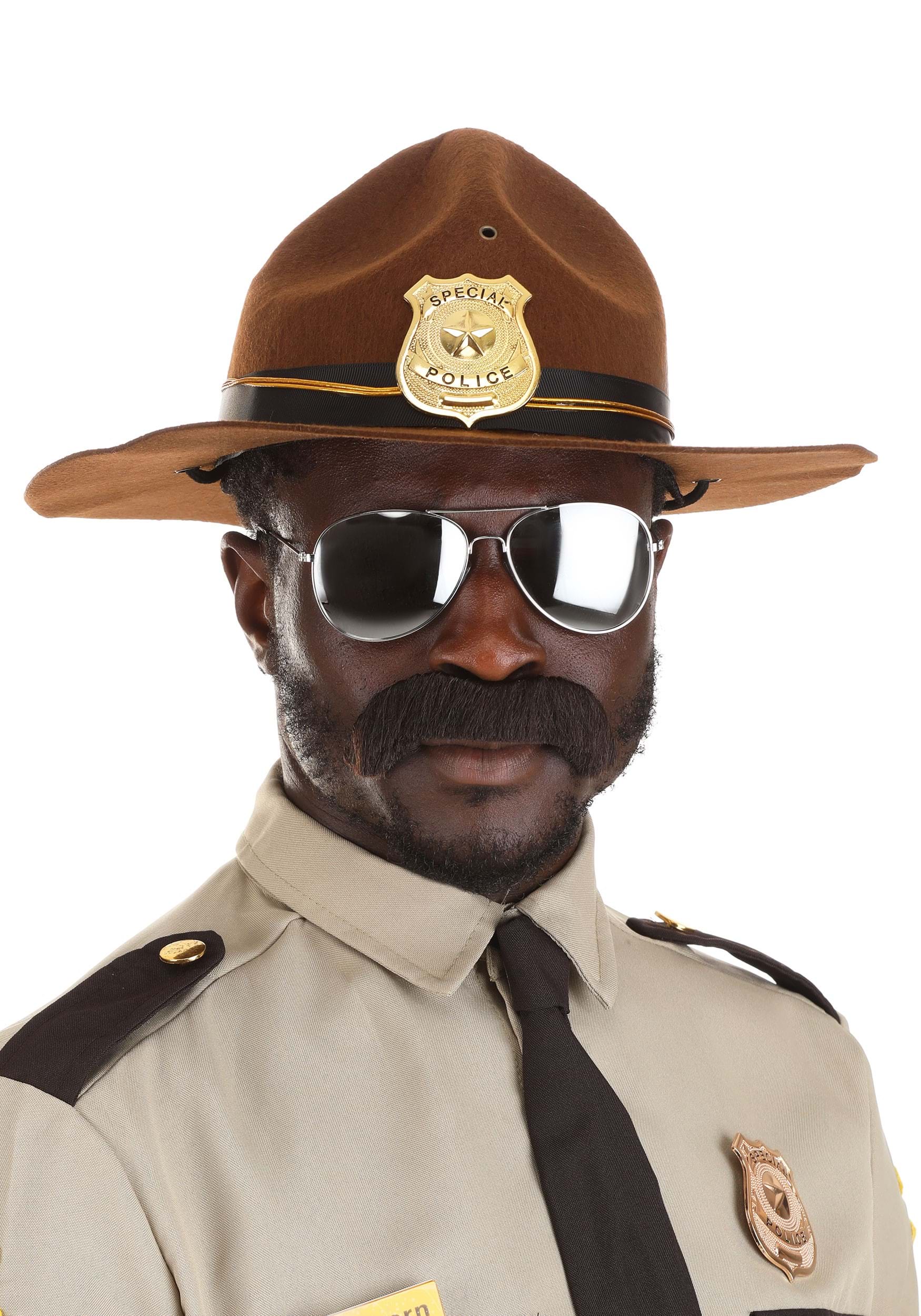 Police Detective Kit Hat Badge Glasses Moustache Adult Cosplay Halloween Costume for sale online 