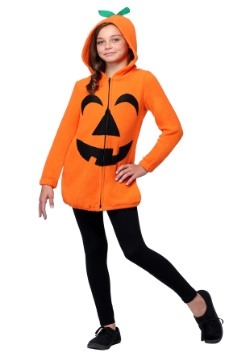Girl's Playful Pumpkin Costume