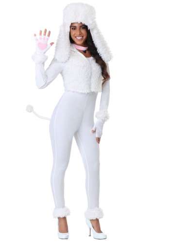 Women's White Poodle Costume