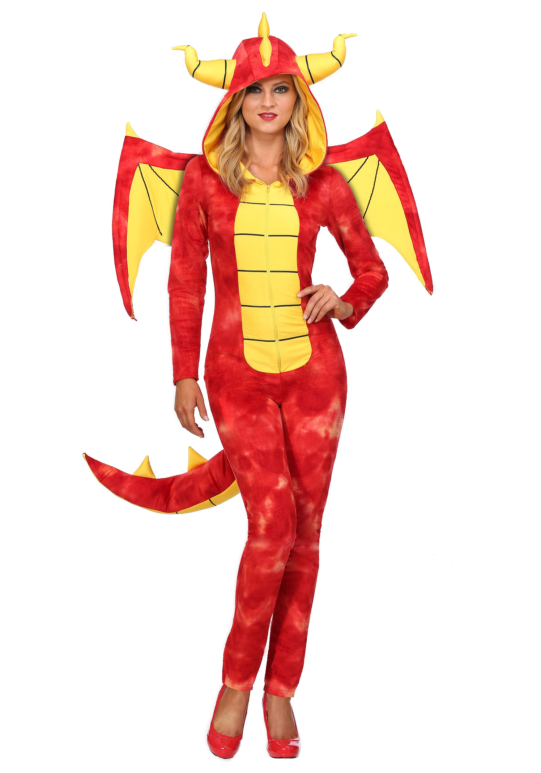 Disfraz de mujer Dragon Dragon Dragon Multicolor