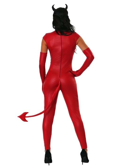 Devious Devil Costume for Women | Red Hot Jumpsuit