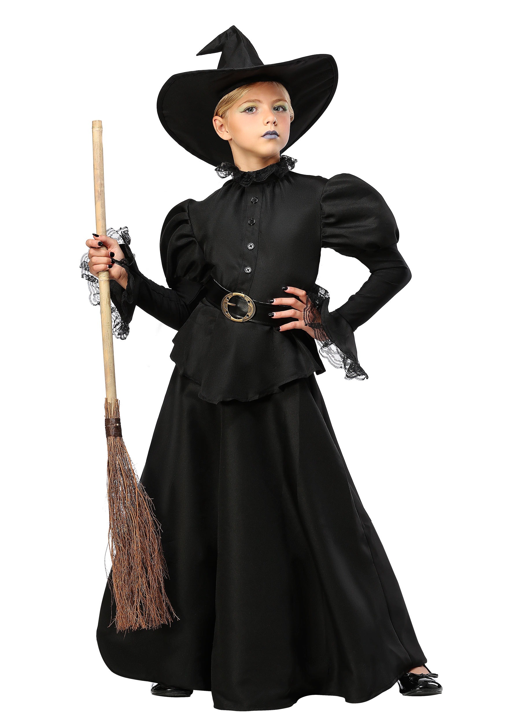 Disfraz de chicas de brujas negras clásicas Multicolor
