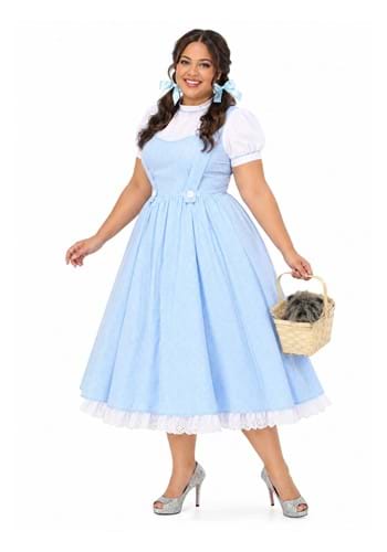 Plus Size Deluxe Kansas Girl Costume for Women upd