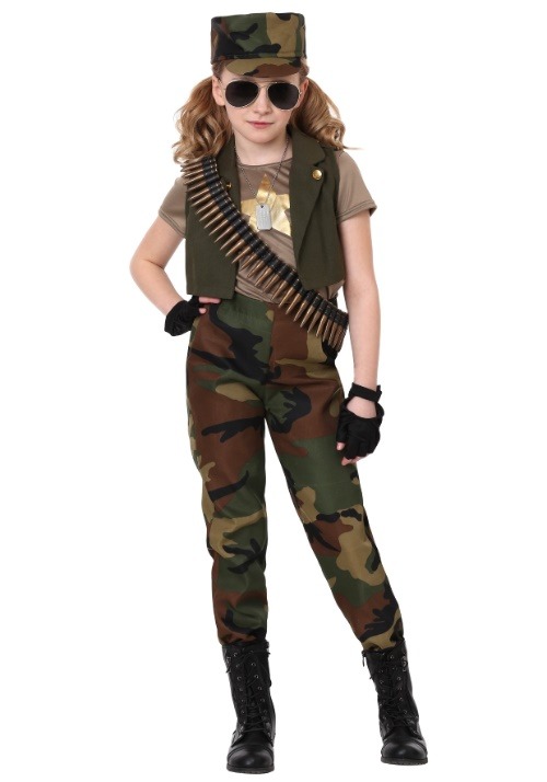 Military Commander Costume for Girls
