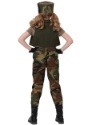 Girls Military Commander Costume-back