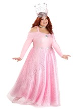 Plus Deluxe Pink Witch Dress Costume Alt 2