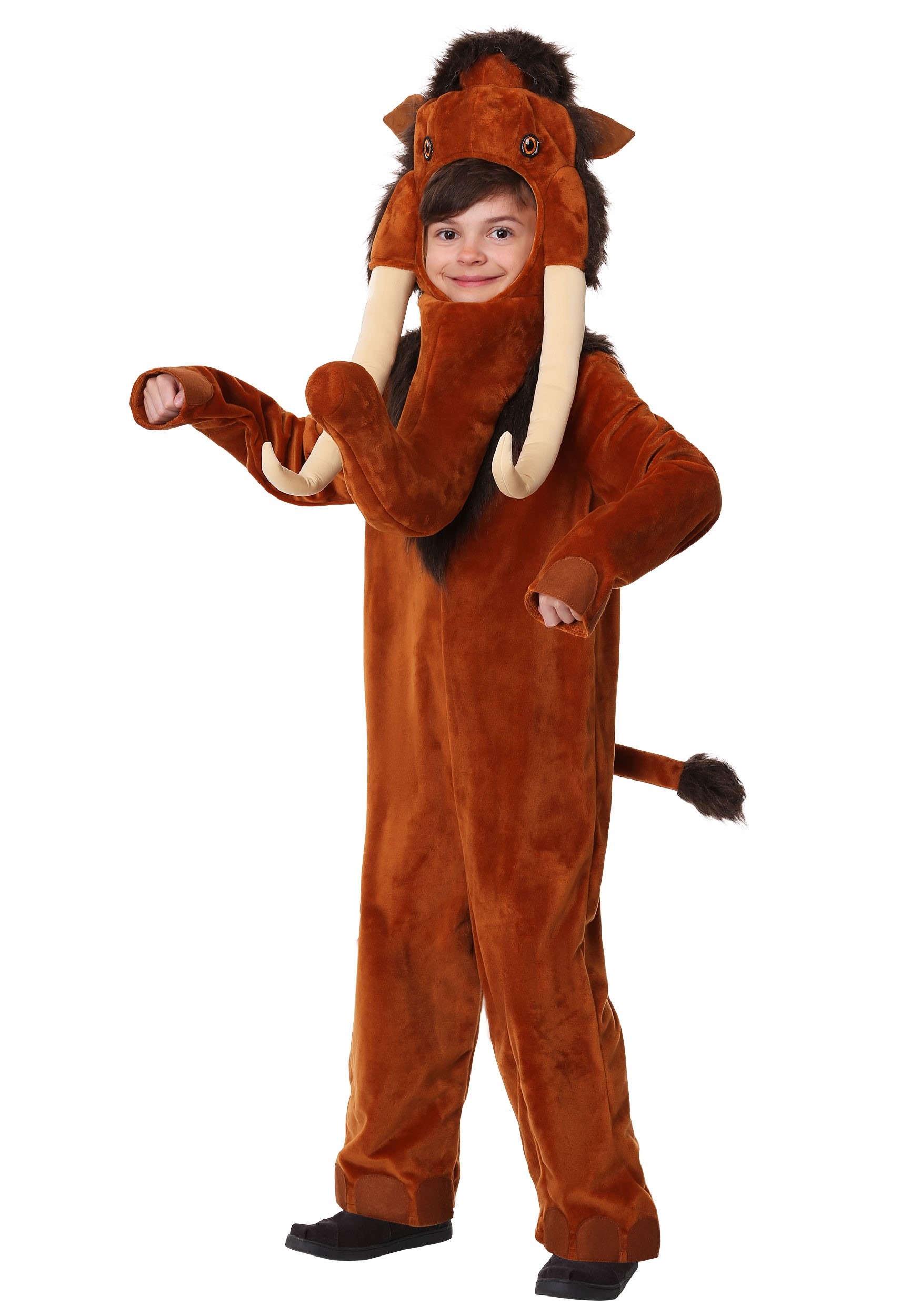 Child Ice Age Manny The Mammoth Costume , Movie Costumes