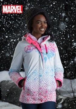 Marvel Avengers Womens Fade Ski Coat upd