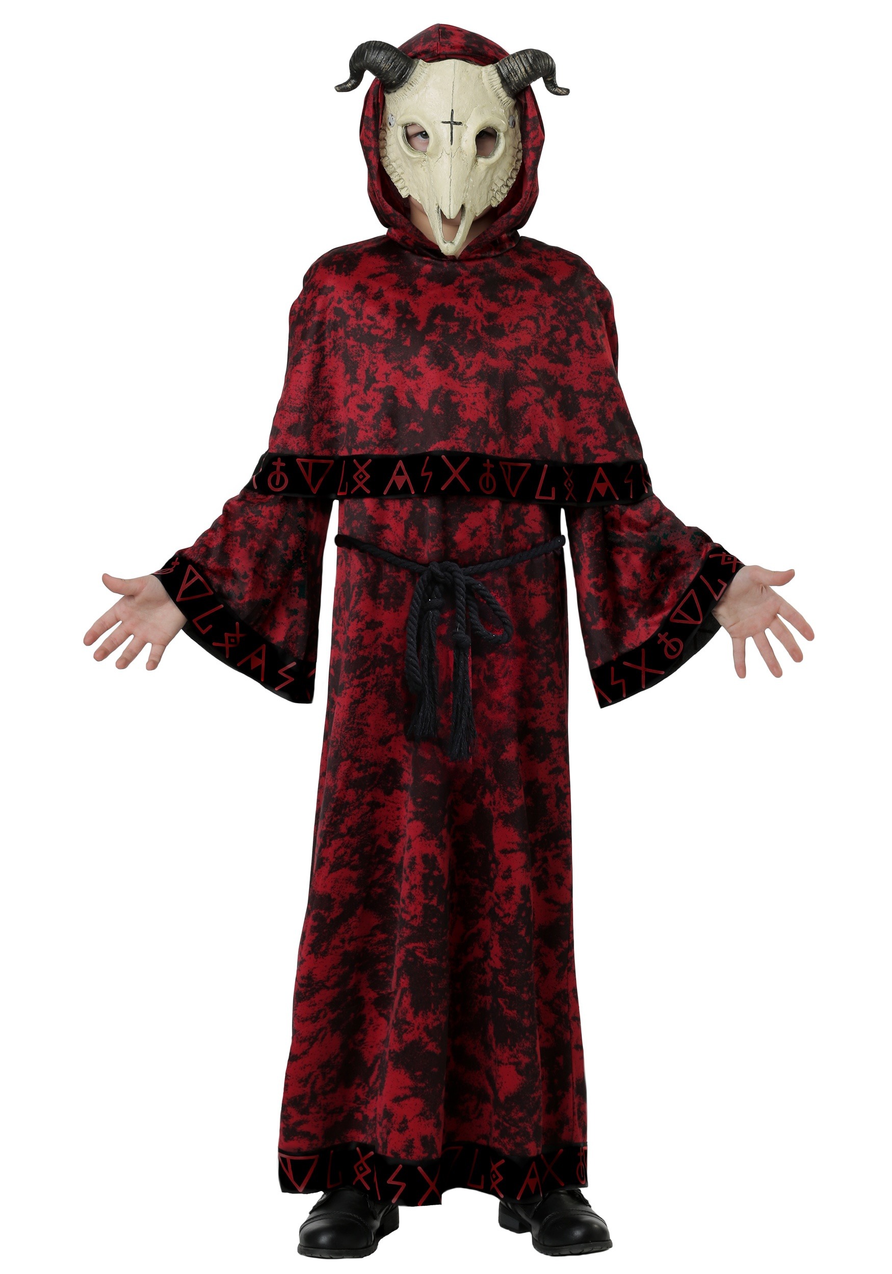 Photos - Fancy Dress Demon FUN Costumes Evil Skull  Costume for Kids Black/Red 