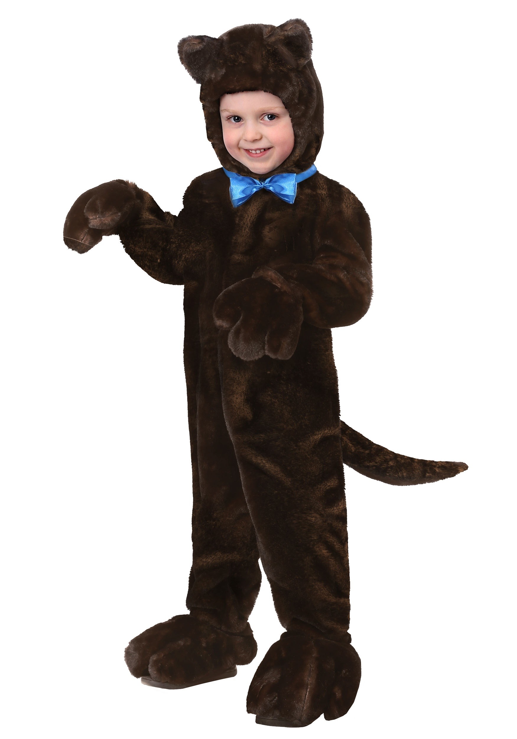 Photos - Fancy Dress Deluxe FUN Costumes  Brown Toddler Dog Costume Brown/Blue 