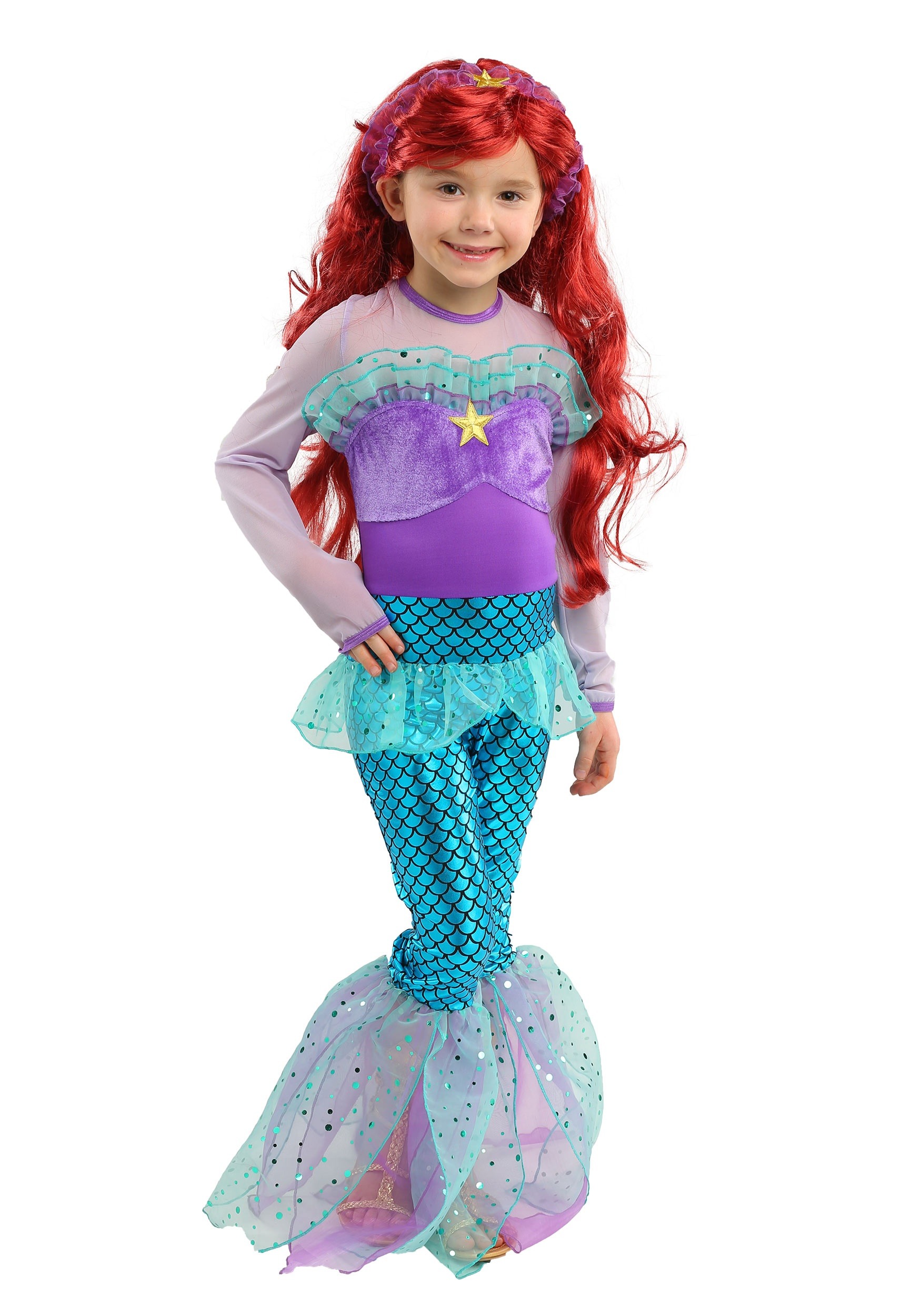 Playful Mermaid Costume for Girls
