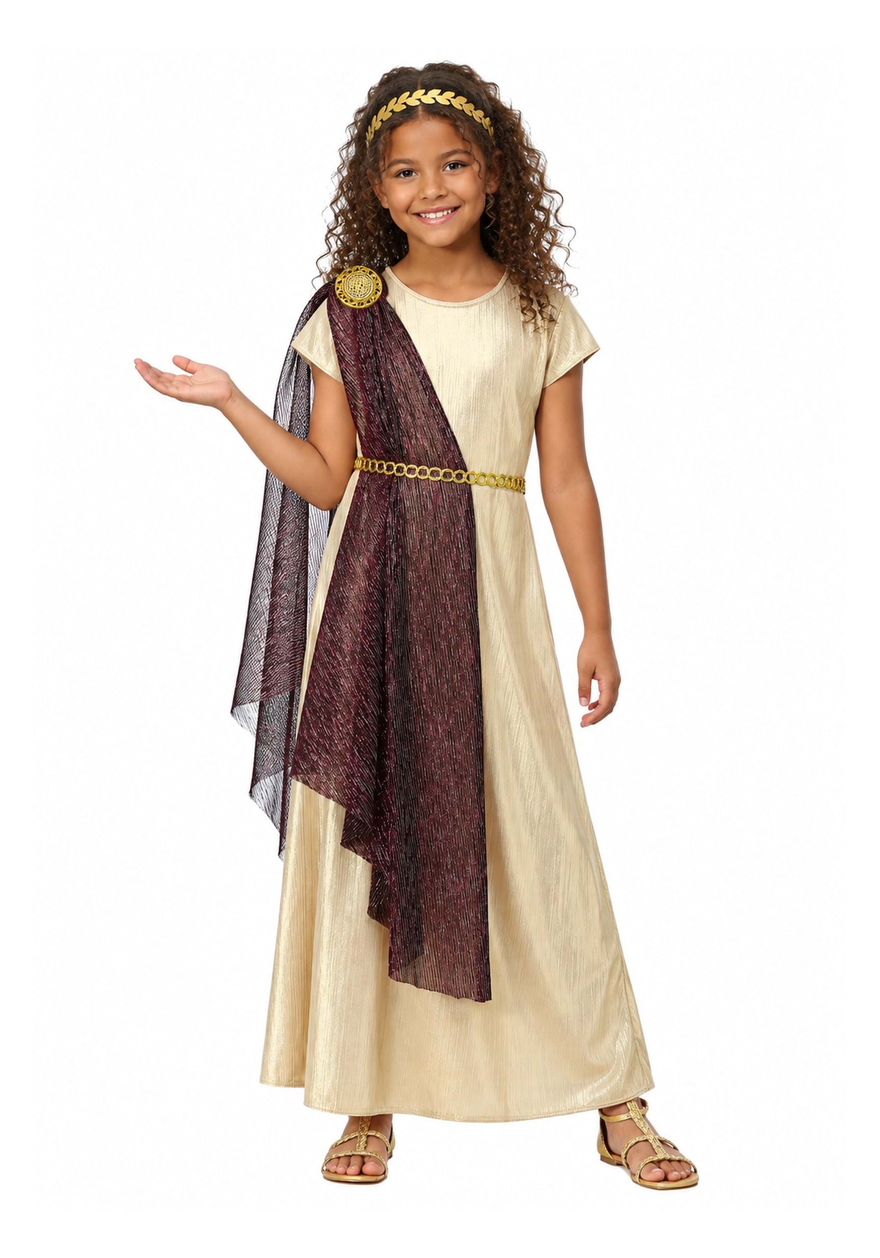 Royal Goddess Girl's Costume | Gods and Goddess Costumes