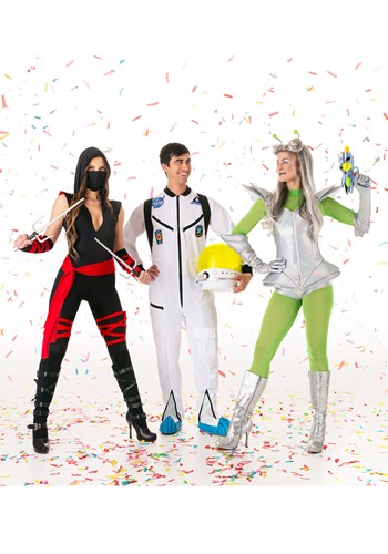 White Astronaut Jumpsuit Adult Costume | Exclusive