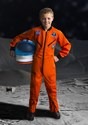 Kids Orange Astronaut Jumpsuit Costume2