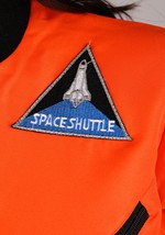 Adult Orange Astronaut Jumpsuit Costume Alt 4