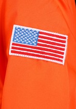 Adult Orange Astronaut Jumpsuit Costume Alt 6