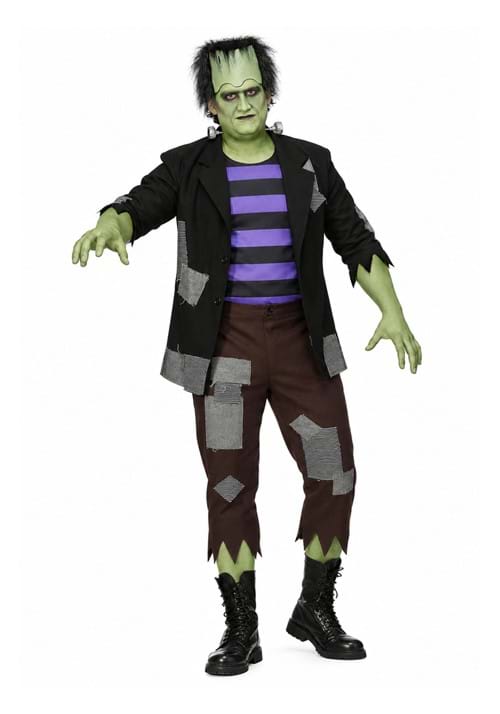Mens Plus Size Frankensteins Monster Costume New Main