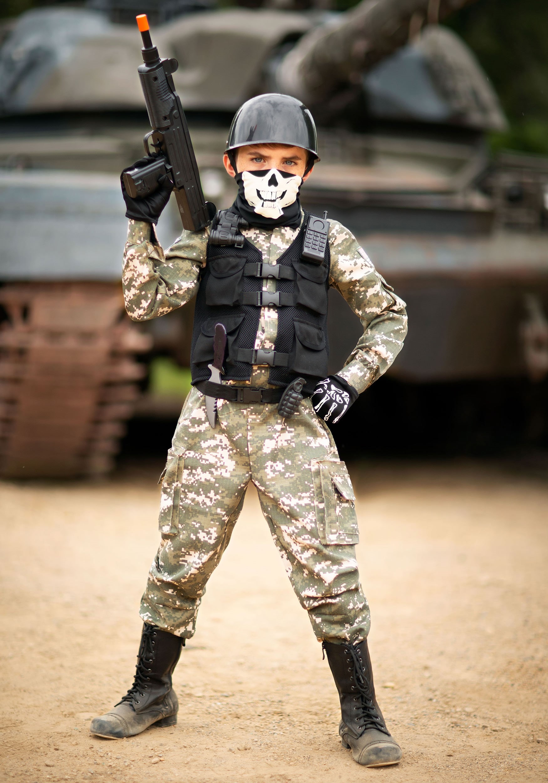  Army  Battle Soldier Costume 