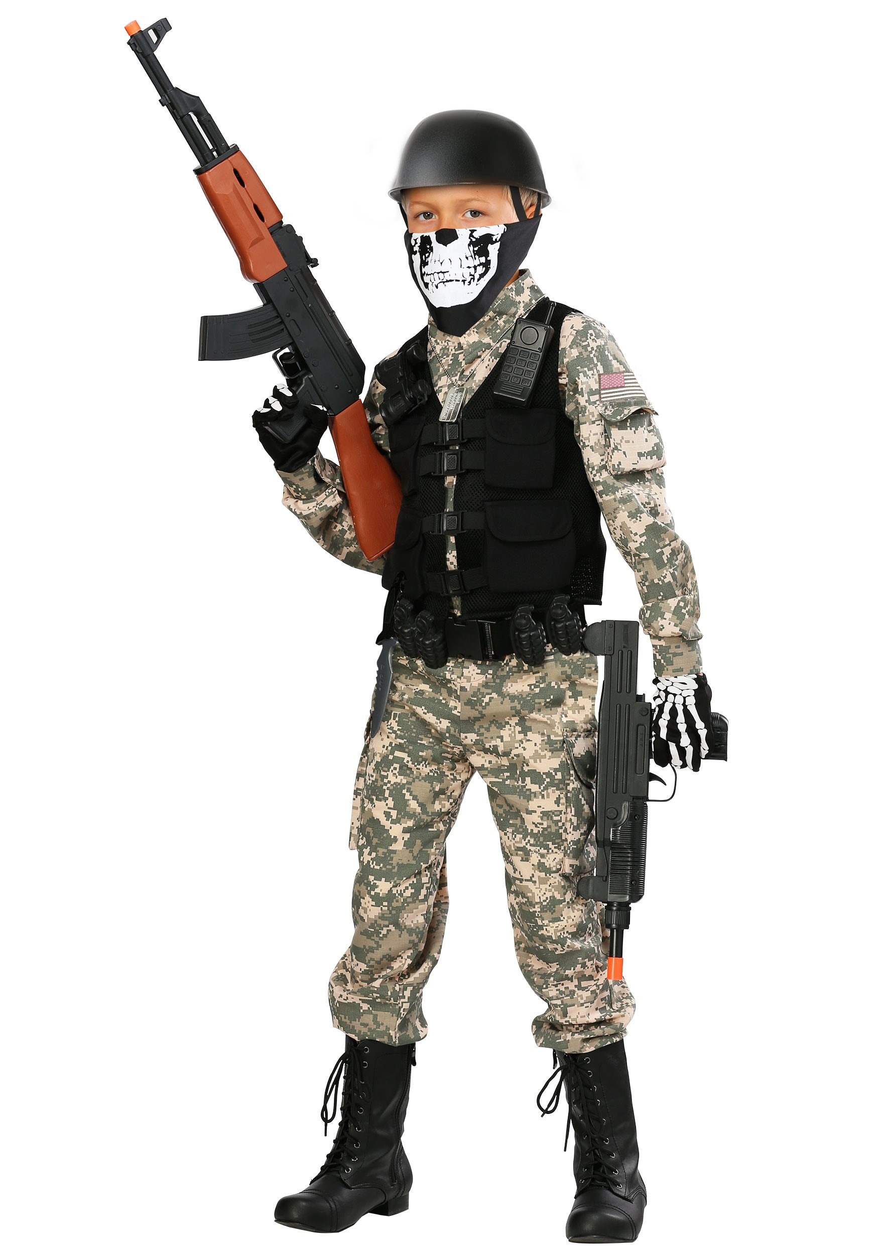 Disfraz de comandante SWAT para niños Multicolor – Yaxa Store
