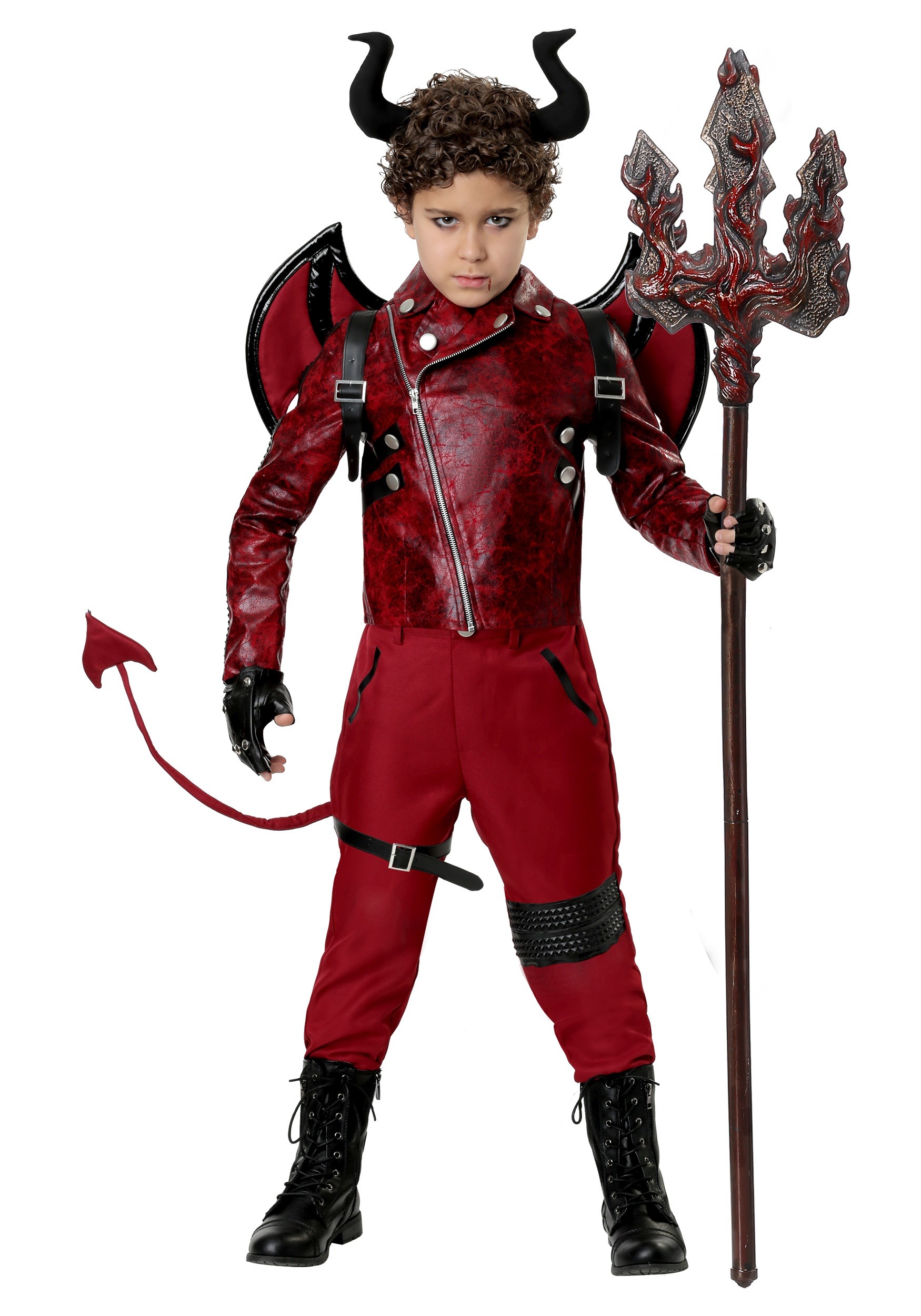Leather Devil Girls Costume | mail.napmexico.com.mx