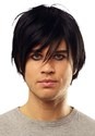 Emo Scene Black Wig
