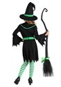 Girl's Emerald Witch Costume alt1