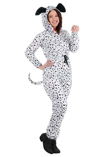 Cozy Dalmatian Women's Costume Jumpsuit | Dalmatian Costumes