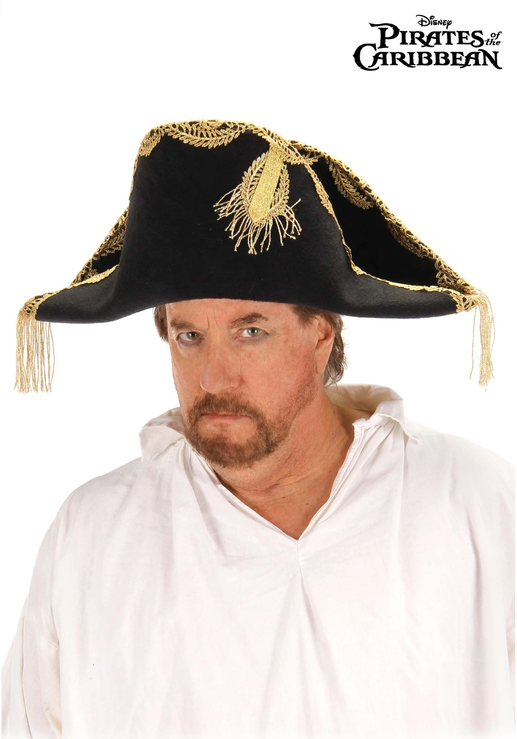 Adult Disney Barbossa Pirate Costume Hat | Pirate Hats