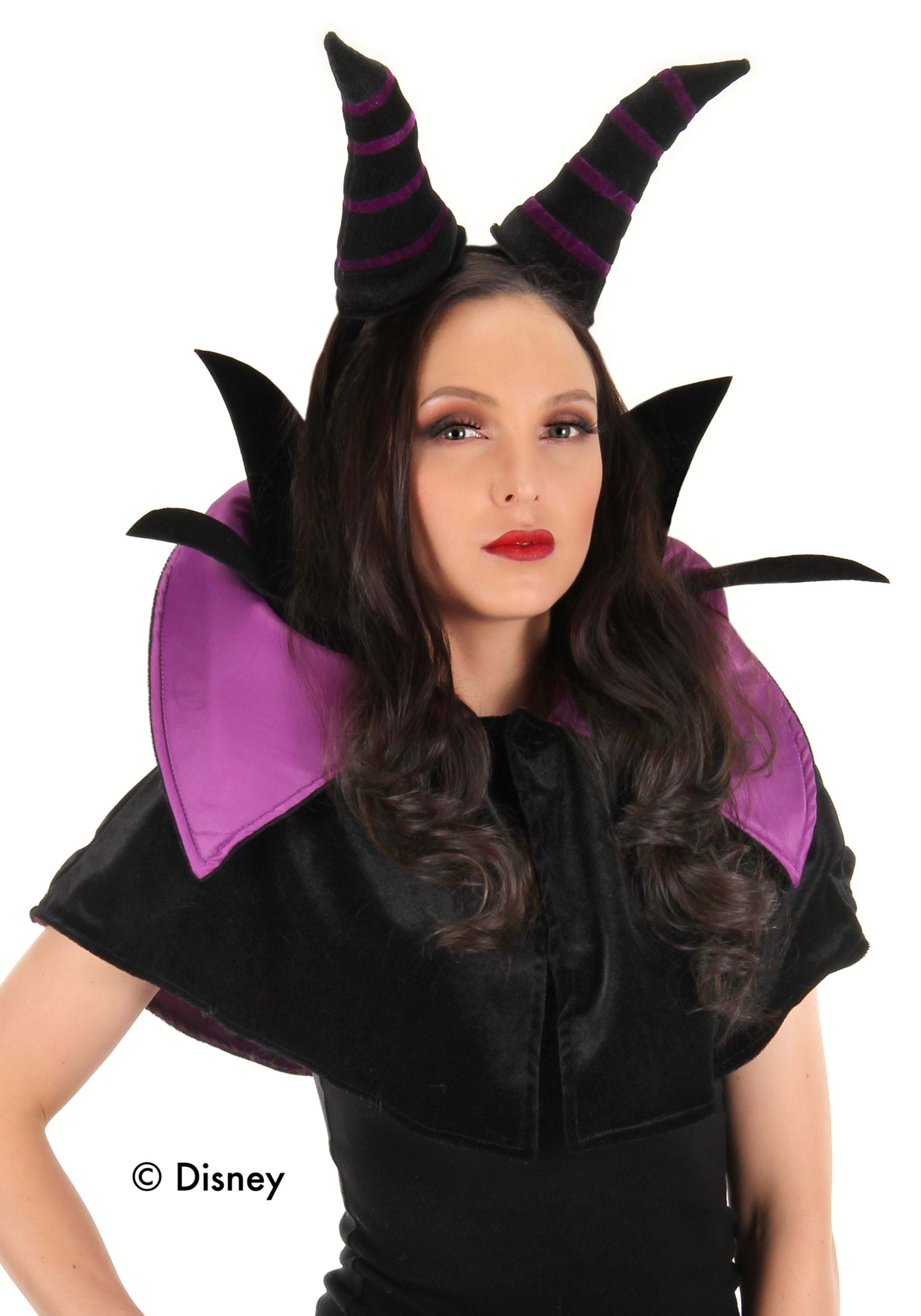 Maleficent Headband And Collar Set For Adults